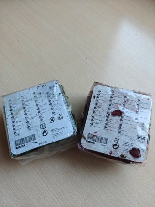Pétalos secos aromatizados.