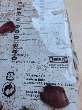 Pétalos secos aromatizados.