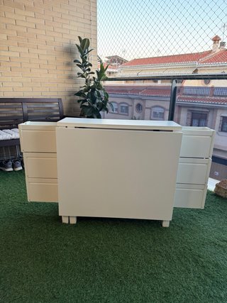 Mesa IKEA NORDEN extensible blanca