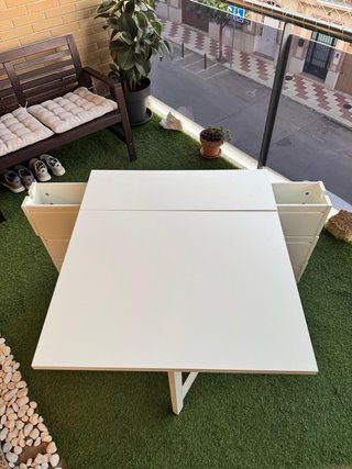 Mesa IKEA NORDEN extensible blanca