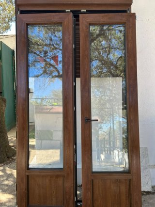 Balconera PVC nogal