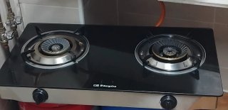 Cocina de gas sobremesa 2 fuegos