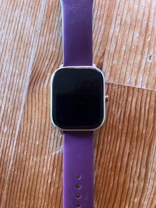 Reloj Inteligente Amazfit Morado y Plateado
