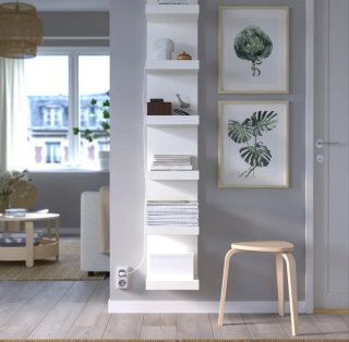 Estantería LACK IKEA Roja