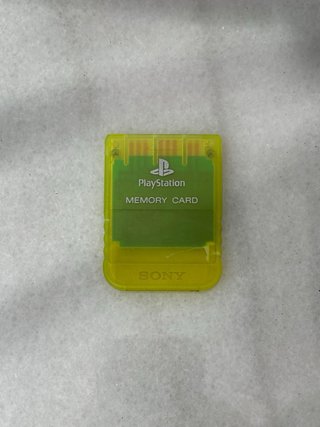 Pack 2 Memory Card PS1 Sony Naranja
