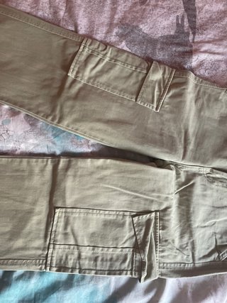 Pantalones cargo verdes
