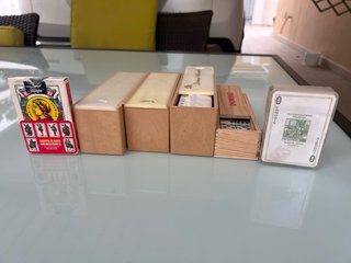 Set de dominó y cartas
