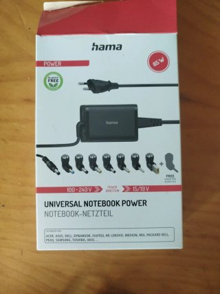 Caricabatterie universale Hama per notebook 65W