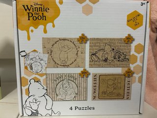 2 Cajas Puzzles Disney Bambi y Winnie Pooh Nuevos