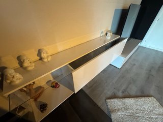 Mueble de salón blanco moderno