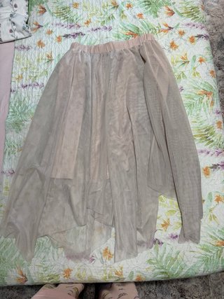 Vestido plateado brillante manga larga