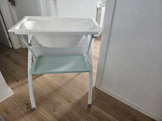 Bañera cambiador bebé plegable