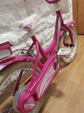 Bicicleta infantil 16 pulgadas rosa