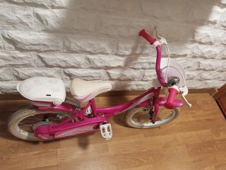 Bicicleta infantil 16 pulgadas rosa