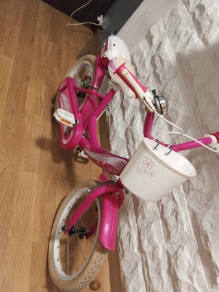 Bicicleta infantil 16 pulgadas rosa