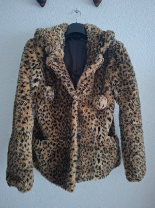 Chaquetón estampado leopardo