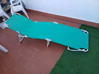 Tumbona plegable chaise longue