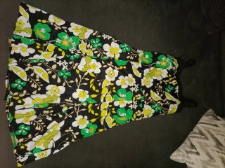 Vestido flores talla 42