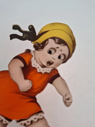 Lámina troquelada antigua 20 cm