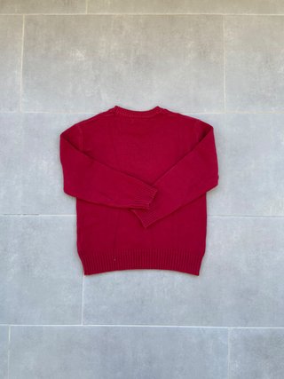 Jersey Sfera rojo niño 6-7 años punto fino