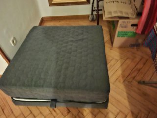 Puff Cama Marmota 90x90
