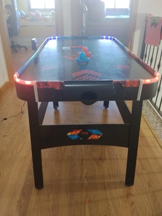 Mesa Air Hockey con Luces LED