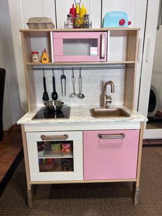 Cocinita infantil personalizada con accesorios