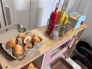 Cocinita infantil personalizada con accesorios