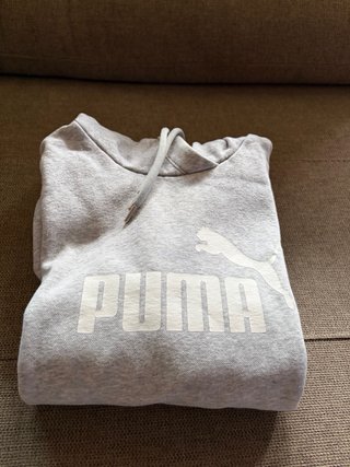 Sudadera Puma Gris Talla L niño