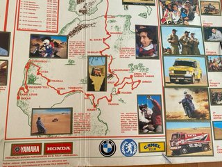 Álbum/Carpeta cromos Paris-Dakar 1987 Completo