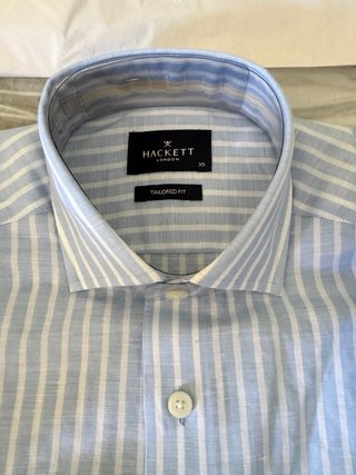 Camisa Hackett Rayas Azul Talla XS