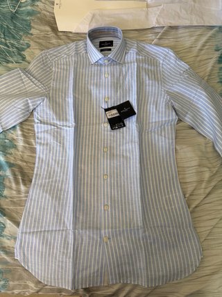 Camisa Hackett Rayas Azul Talla XS