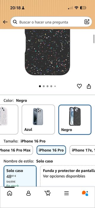 Fundas iphone 16 pro