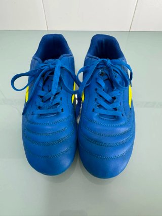 Zapatillas Fútbol Talla 38 Azul/Amarillo