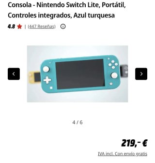 Nintendo Switch Lite grigia