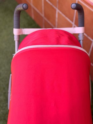 Silla de paseo Maclaren roja