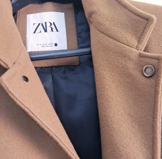 Cappotto Zara Uomo Cammello