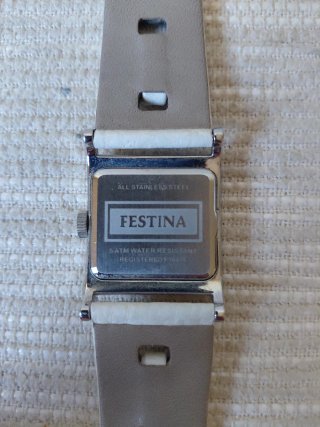 Reloj Festina Mujer Blanco y Plateado