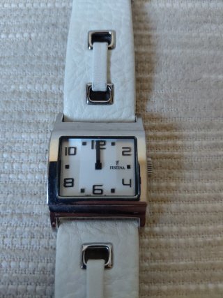 Reloj Festina Mujer Blanco y Plateado