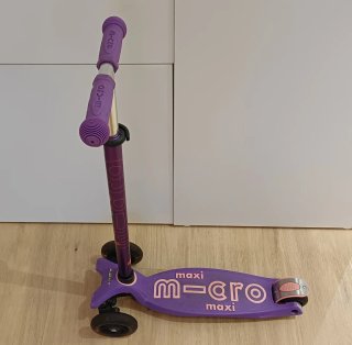 Patinete Micro Maxi Deluxe LED Morado