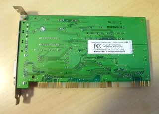 Tarjeta sonido Sound Blaster 16 CT4180. ISA 16 bit