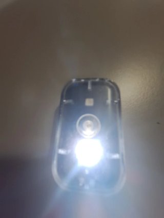 Luz trasera bicicleta con soporte tija