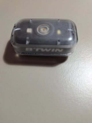 Luz trasera bicicleta con soporte tija