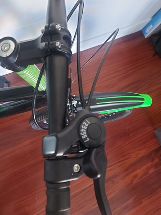 Bicicleta niño 20 negra y verde
