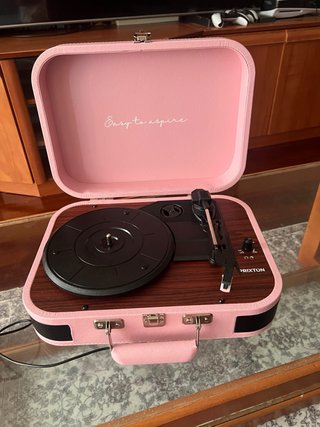 Tocadiscos rosa PRIXTON