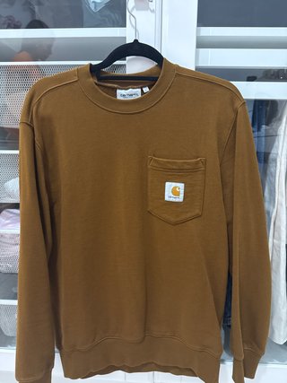 Sudadera Carhartt bolsillo marrón