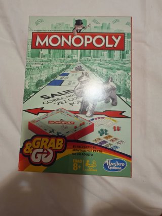 Monopoly Grab&Go Juego de Mesa