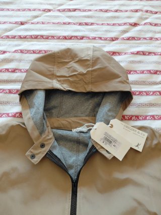 Bomber mezza stagione uomo beige