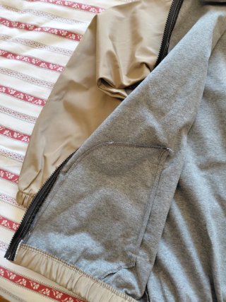 Bomber mezza stagione uomo beige