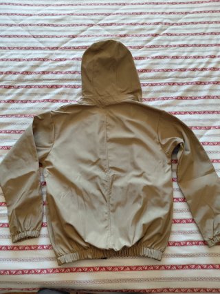 Bomber mezza stagione uomo beige